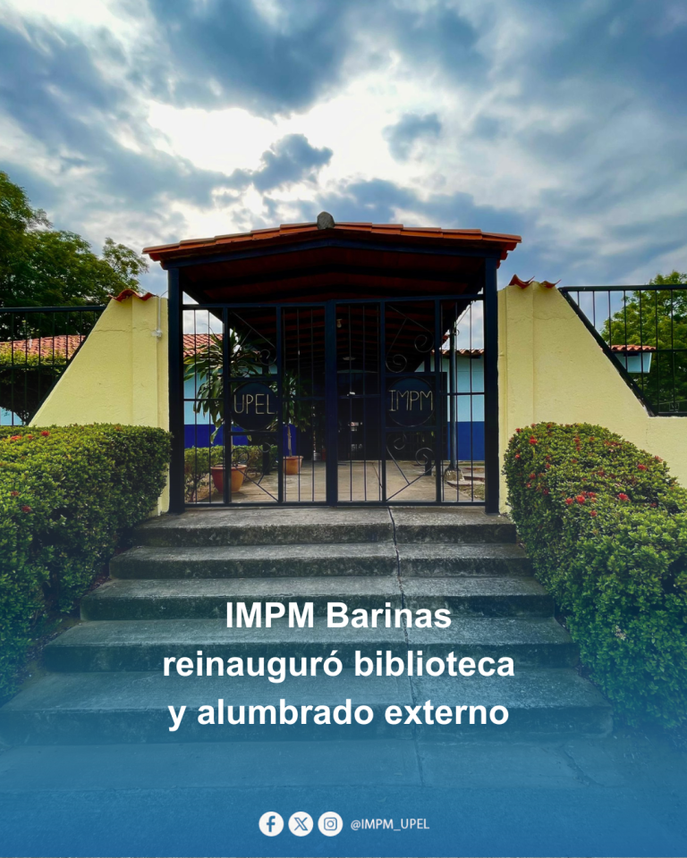 IMPM Barinas reinauguró biblioteca y alumbrado externo