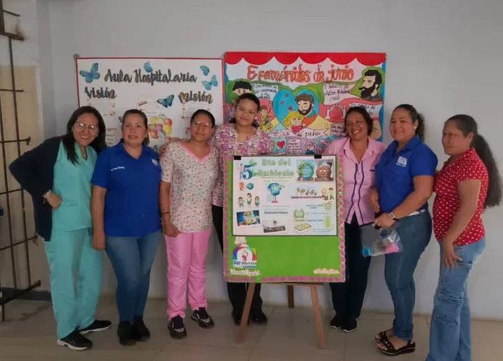 UPEL-IPMALA siembra conciencia ambiental en el Hospital Universitario Dr. «Manuel Núñez Tovar.»