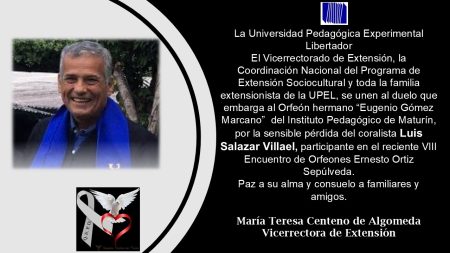 Obituario Luis Salazar Vex