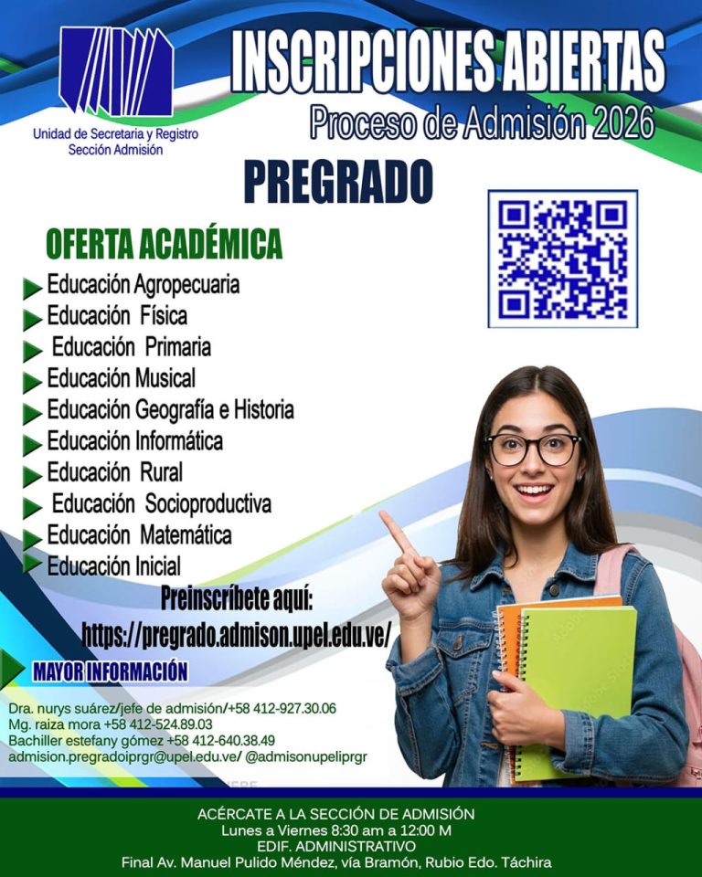 Inscripciones Abiertas Proceso de Admisión 2026